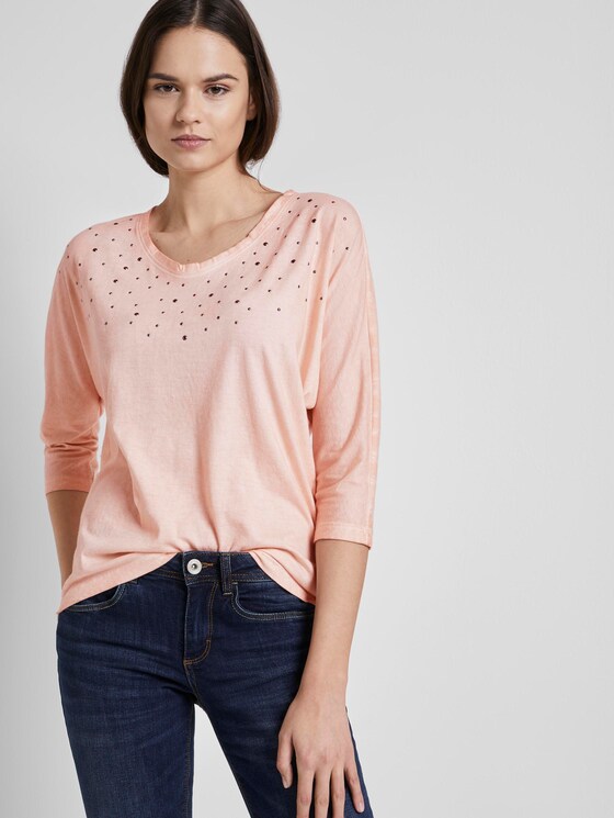 Pullover mit Applikationen - Frauen - Rose Smoke Pullover mit Applikationen - Frauen - Rose Smoke - 5 - TOM TAILOR