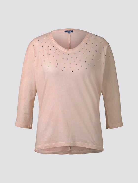 Pullover mit Applikationen - Frauen - Rose Smoke Pullover mit Applikationen - Frauen - Rose Smoke - 7 - TOM TAILOR