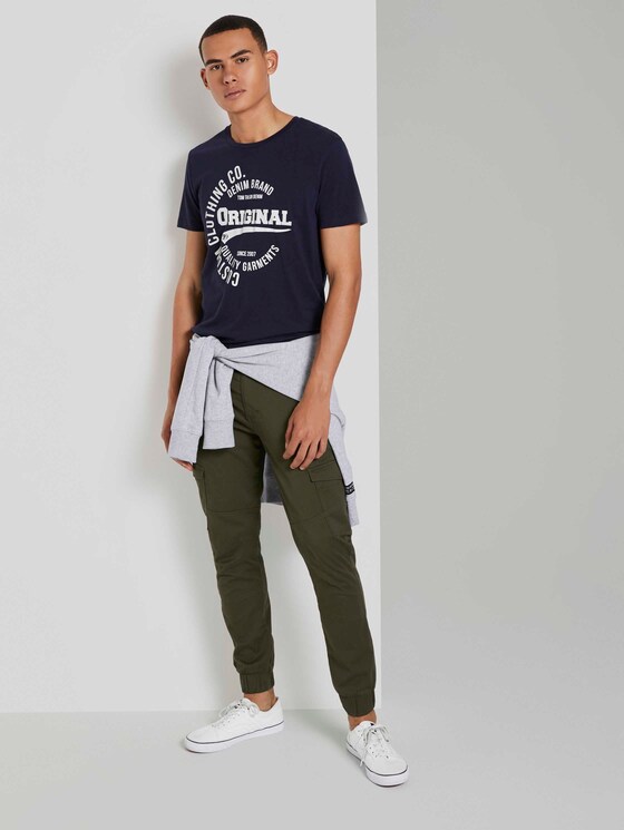 T-Shirt met print - Mannen - Sky Captain Blue T-Shirt met print - Mannen - Sky Captain Blue - 3 - TOM TAILOR Denim