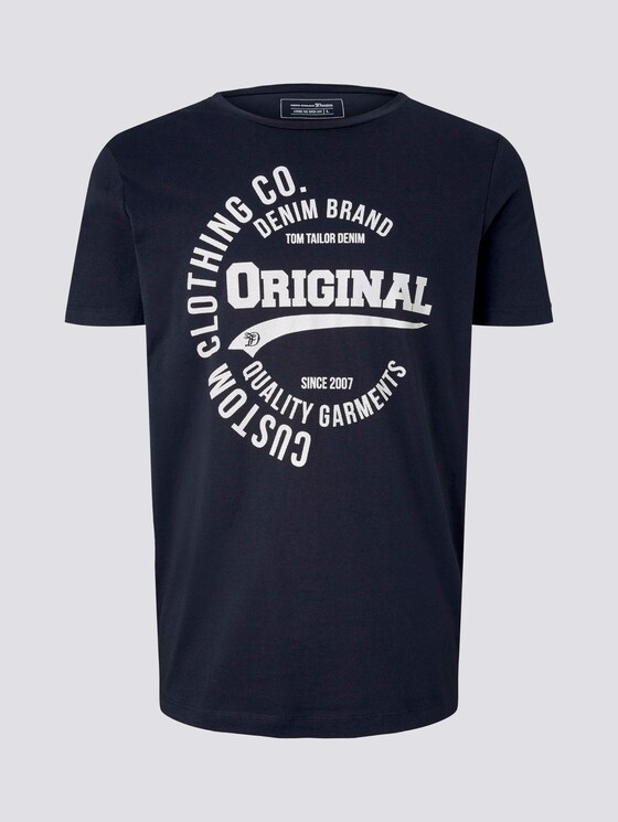 T-Shirt met print - Mannen - Sky Captain Blue T-Shirt met print - Mannen - Sky Captain Blue - 7 - TOM TAILOR Denim