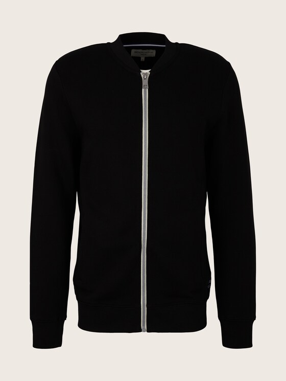 Schlichte Sweatjacke - Männer - Black Schlichte Sweatjacke - Männer - Black - 7 - TOM TAILOR Denim