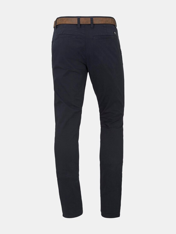 Chino Hose mit Gürtel - Männer - Sky Captain Blue Chino Hose mit Gürtel - Männer - Sky Captain Blue - 8 - TOM TAILOR Denim
