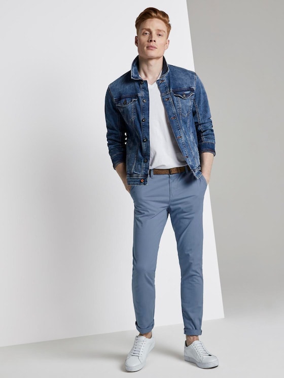Chino Hose mit Gürtel - Männer - English Country Chino Hose mit Gürtel - Männer - English Country - 3 - TOM TAILOR Denim