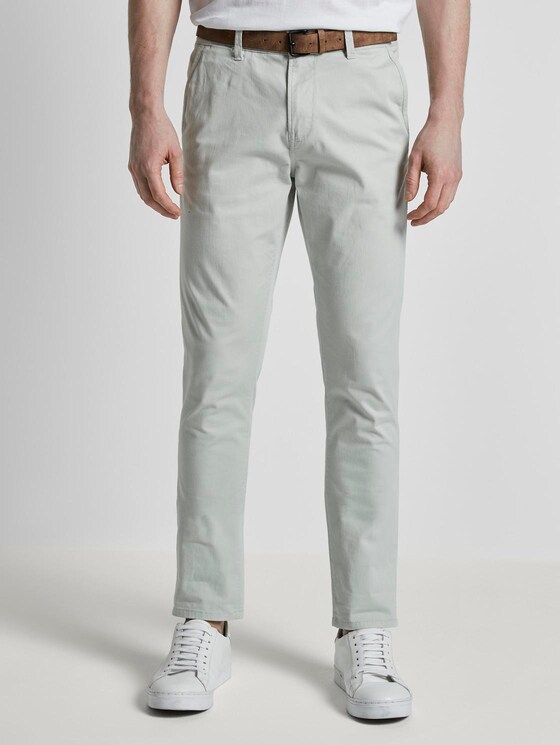 Chino Hose mit Gürtel - Männer - breeze of mint Chino Hose mit Gürtel - Männer - breeze of mint - 1 - TOM TAILOR Denim