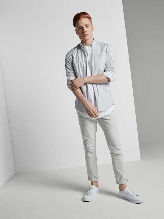 Chino Hose mit Gürtel - Männer - breeze of mint Chino Hose mit Gürtel - Männer - breeze of mint - 3 - TOM TAILOR Denim