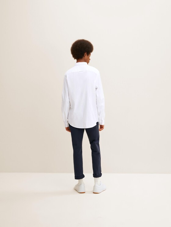Gemustertes Hemd - Männer - White Gemustertes Hemd - Männer - White - 2 - TOM TAILOR