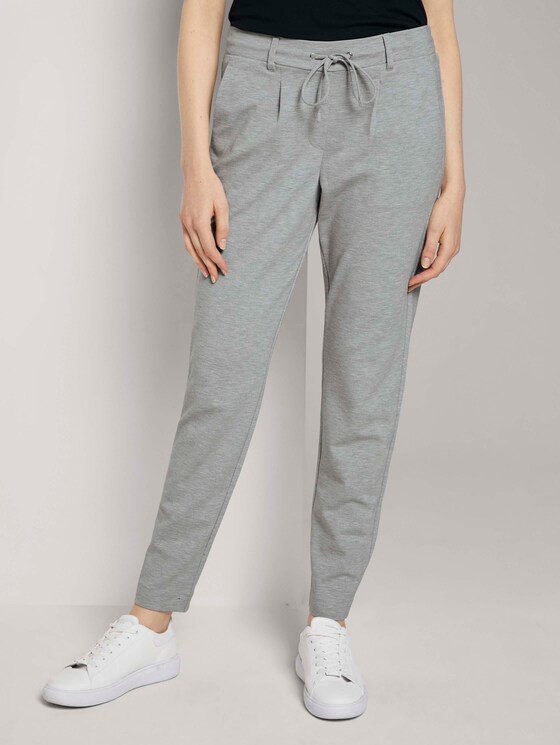 Lässige Stoffhose - Frauen - Silver Grey Melange Lässige Stoffhose - Frauen - Silver Grey Melange - 1 - TOM TAILOR