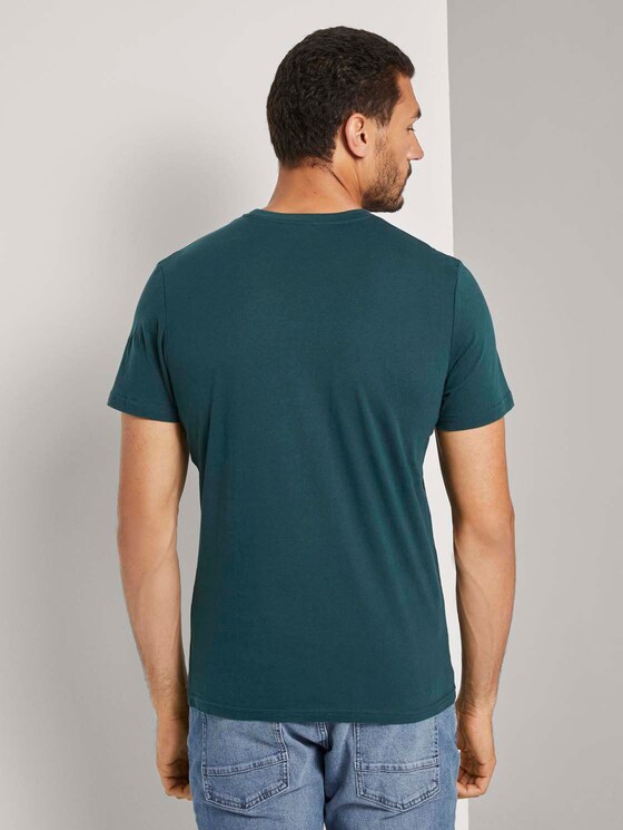 T-Shirt mit Logo-Print - Männer - Deep Green Lake T-Shirt mit Logo-Print - Männer - Deep Green Lake - 2 - TOM TAILOR