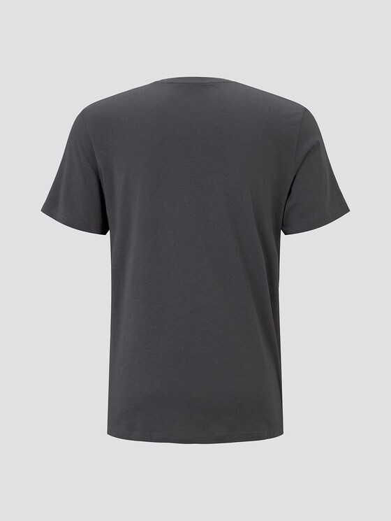 T-Shirt mit Logo-Print - Männer - Tarmac Grey T-Shirt mit Logo-Print - Männer - Tarmac Grey - 8 - TOM TAILOR