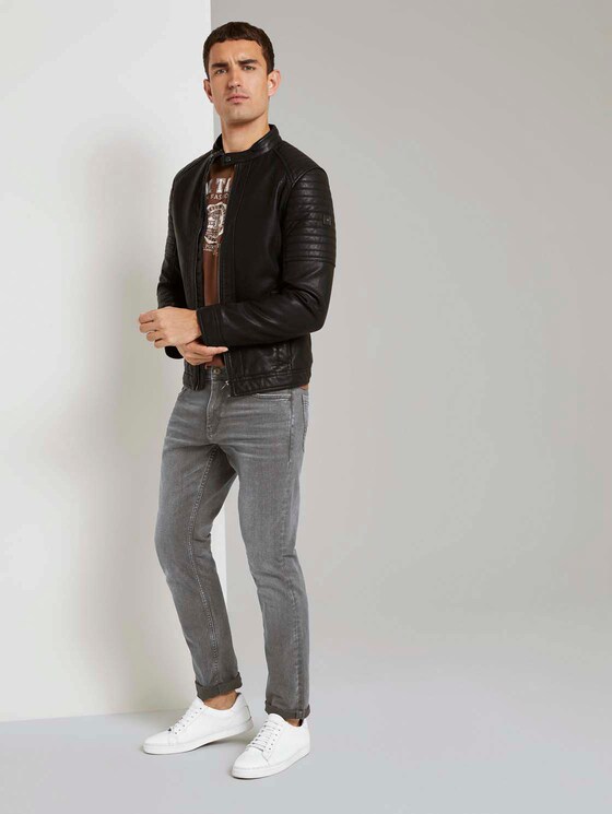 T-Shirt mit Logo-Print - Männer - brown oak T-Shirt mit Logo-Print - Männer - brown oak - 3 - TOM TAILOR