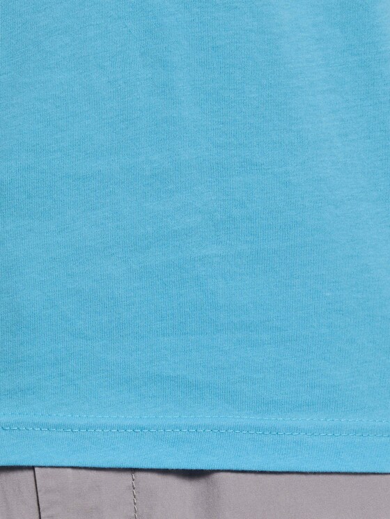 T-Shirt mit Logo-Print - Männer - crystal sea blue T-Shirt mit Logo-Print - Männer - crystal sea blue - 10 - TOM TAILOR