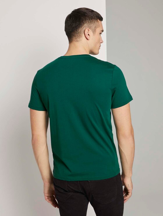T-Shirt mit Logo-Print - Männer - dark pine fiorest T-Shirt mit Logo-Print - Männer - dark pine fiorest - 2 - TOM TAILOR