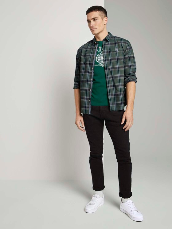 T-Shirt mit Logo-Print - Männer - dark pine fiorest T-Shirt mit Logo-Print - Männer - dark pine fiorest - 3 - TOM TAILOR