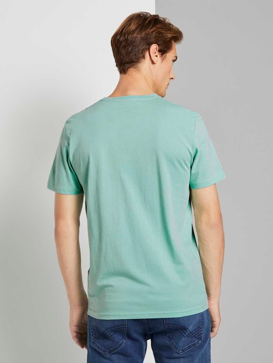 T-Shirt mit Logo-Print - Männer - soft jade T-Shirt mit Logo-Print - Männer - soft jade - 2 - TOM TAILOR