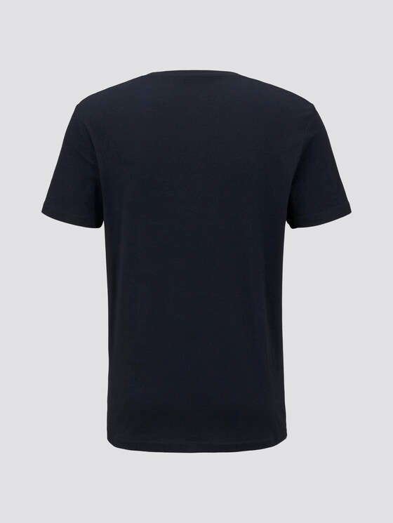 T-shirt in een dubbelverpakking - Mannen - Sky Captain Blue T-shirt in een dubbelverpakking - Mannen - Sky Captain Blue - 8 - TOM TAILOR