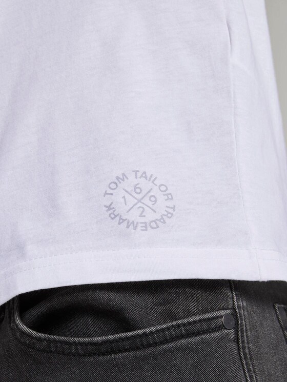 T-Shirt im Doppelpack - Männer - White T-Shirt im Doppelpack - Männer - White - 10 - TOM TAILOR