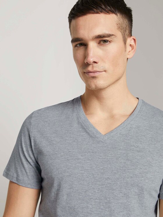 T-Shirt im Doppelpack - Männer - Middle Grey Melange T-Shirt im Doppelpack - Männer - Middle Grey Melange - 9 - TOM TAILOR