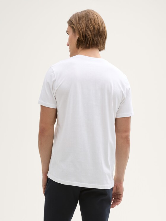 Doppelpack T-Shirt - Männer - White Doppelpack T-Shirt - Männer - White - 2 - TOM TAILOR