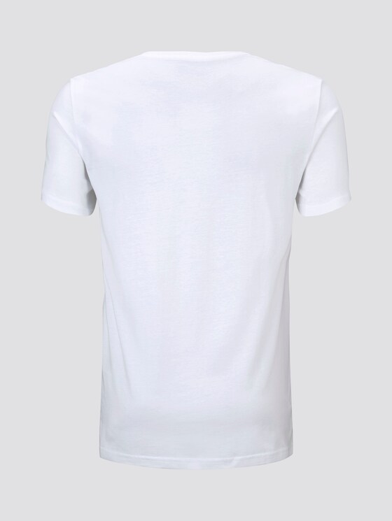 Doppelpack T-Shirt - Männer - White Doppelpack T-Shirt - Männer - White - 8 - TOM TAILOR