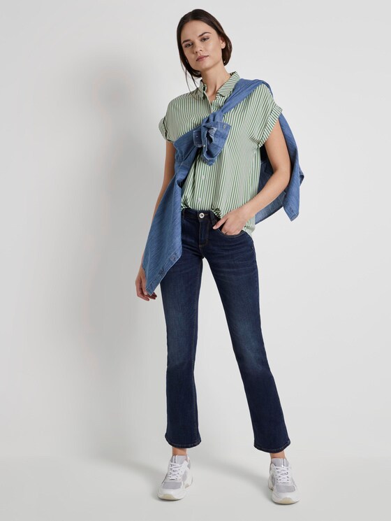 Striped blouse - Women - green offwhite stripes Striped blouse - Women - green offwhite stripes - 3 - TOM TAILOR