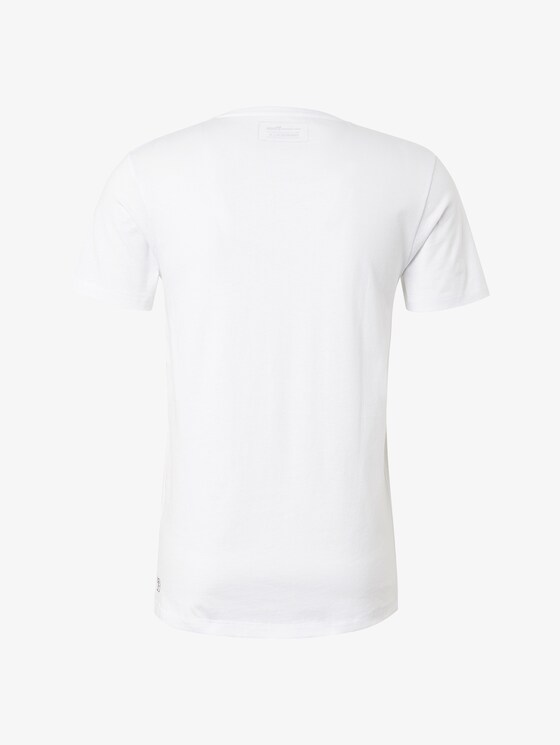 T-Shirt im Doppelpack - Männer - White T-Shirt im Doppelpack - Männer - White - 8 - TOM TAILOR Denim