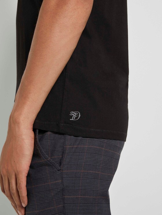 T-Shirt im Doppelpack - Männer - Black T-Shirt im Doppelpack - Männer - Black - 10 - TOM TAILOR Denim