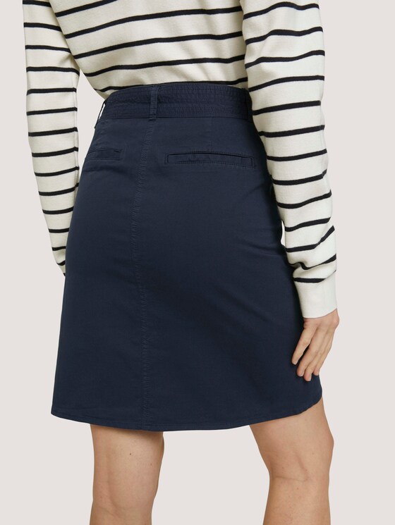 Rock mit Knopfleiste - Frauen - Real Navy Blue Rock mit Knopfleiste - Frauen - Real Navy Blue - 10 - TOM TAILOR