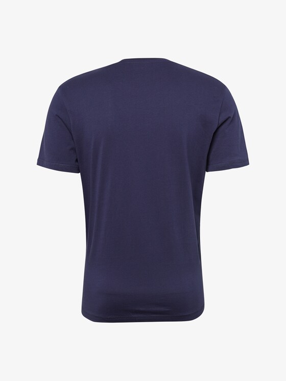 T-shirt with print - Men - True Dark Blue T-shirt with print - Men - True Dark Blue - 8 - TOM TAILOR