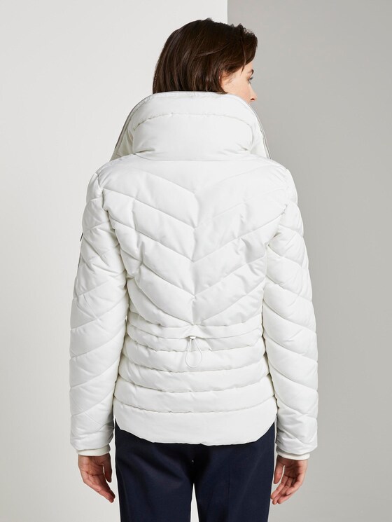 Gefütterte Jacke - Frauen - soft stone grey Gefütterte Jacke - Frauen - soft stone grey - 2 - TOM TAILOR