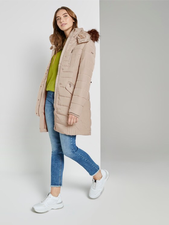 Hybrid coat - Women - silver grey Hybrid coat - Women - silver grey - 3 - TOM TAILOR
