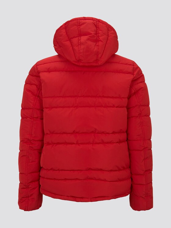 Pufferjacke mit Kapuze - Männer - Mighty Red Pufferjacke mit Kapuze - Männer - Mighty Red - 8 - TOM TAILOR