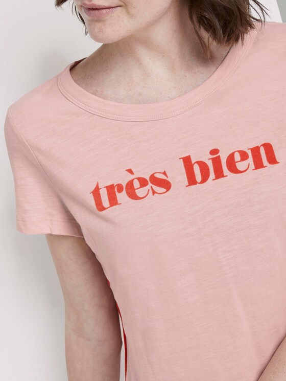 T-shirt with writing print - Women - Summer Lotus T-shirt with writing print - Women - Summer Lotus - 9 - TOM TAILOR