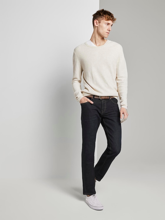 Aedan straight jeans - Men - dark blue denim - 3 - TOM TAILOR Denim