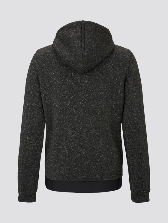 Gebreid jack met capuchon - Mannen - dark grey light grey mouline Gebreid jack met capuchon - Mannen - dark grey light grey mouline - 8 - TOM TAILOR