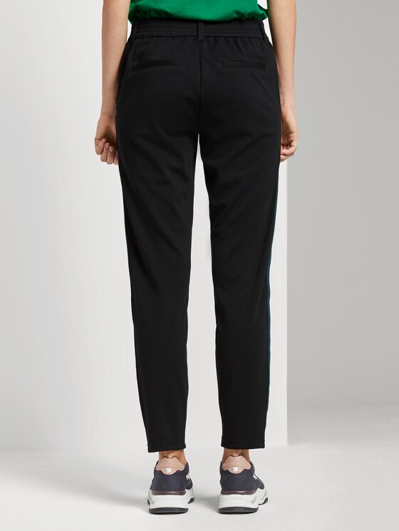 Joggingbroek met galonstrepen - Vrouwen - Deep Black Joggingbroek met galonstrepen - Vrouwen - Deep Black - 2 - TOM TAILOR Denim