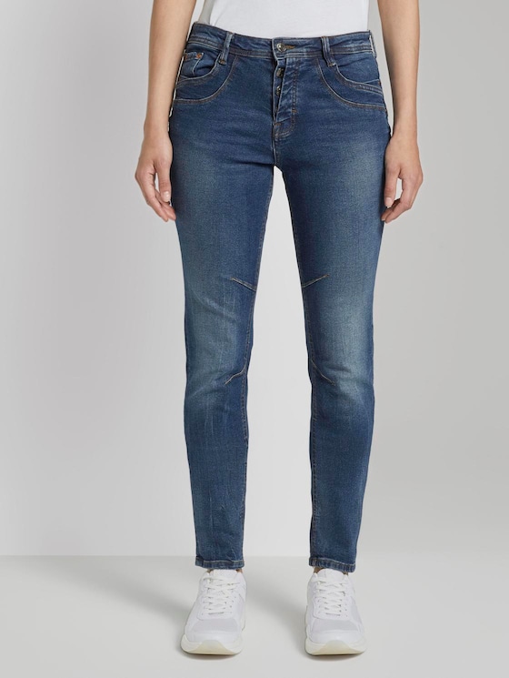 Lynn Antifit Jeans - Women - Moon Wash Mid Blue Denim Lynn Antifit Jeans - Women - Moon Wash Mid Blue Denim - 1 - TOM TAILOR Denim