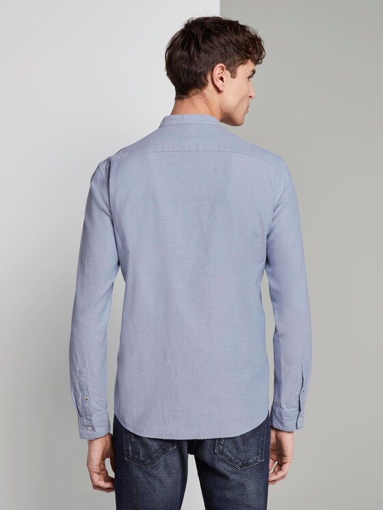 Hemd in Piqué-Struktur - Männer - Blue Younder Hemd in Piqué-Struktur - Männer - Blue Younder - 2 - TOM TAILOR Denim