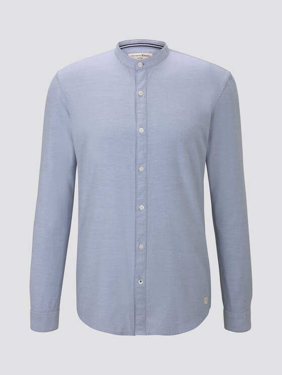 Hemd in Piqué-Struktur - Männer - Blue Younder Hemd in Piqué-Struktur - Männer - Blue Younder - 7 - TOM TAILOR Denim
