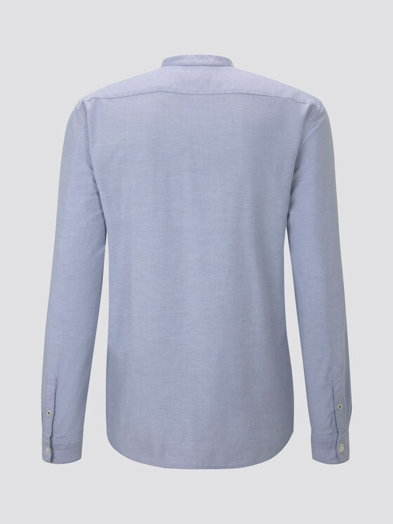 Hemd in Piqué-Struktur - Männer - Blue Younder Hemd in Piqué-Struktur - Männer - Blue Younder - 8 - TOM TAILOR Denim