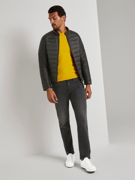 Schlichter Strickpullover - Männer - Californian Yellow Schlichter Strickpullover - Männer - Californian Yellow - 3 - TOM TAILOR