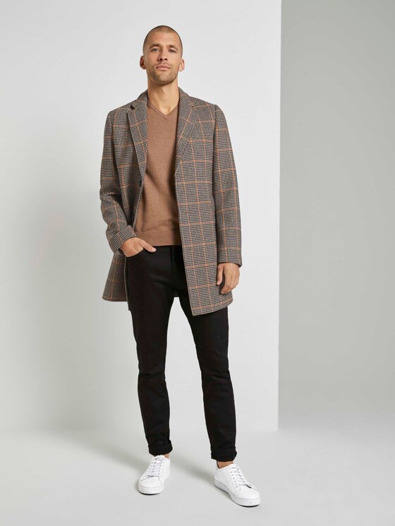Basic Strickpullover - Männer - brown oak melange Basic Strickpullover - Männer - brown oak melange - 3 - TOM TAILOR