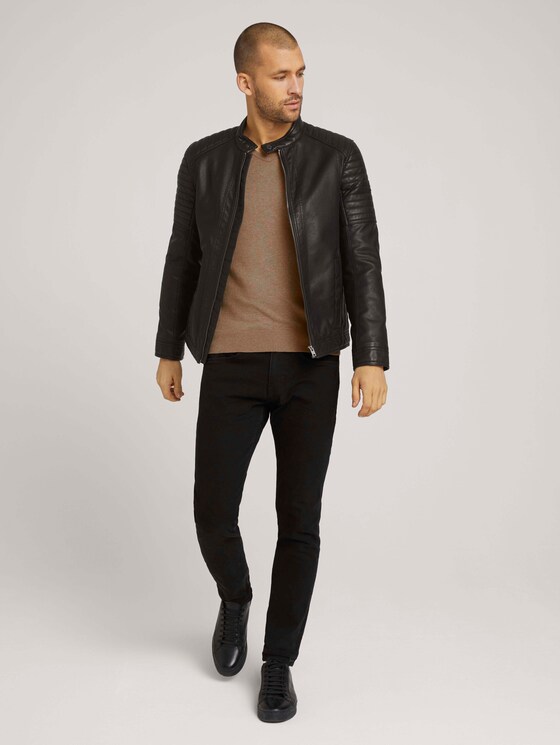 Basic Strickpullover - Männer - active tabacco melange Basic Strickpullover - Männer - active tabacco melange - 3 - TOM TAILOR