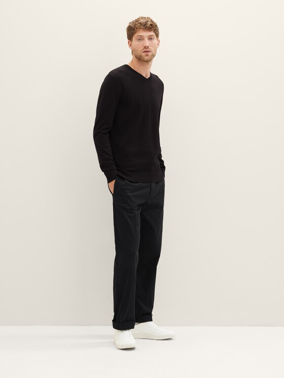 Basic Strickpullover - Männer - Black Basic Strickpullover - Männer - Black - 3 - TOM TAILOR