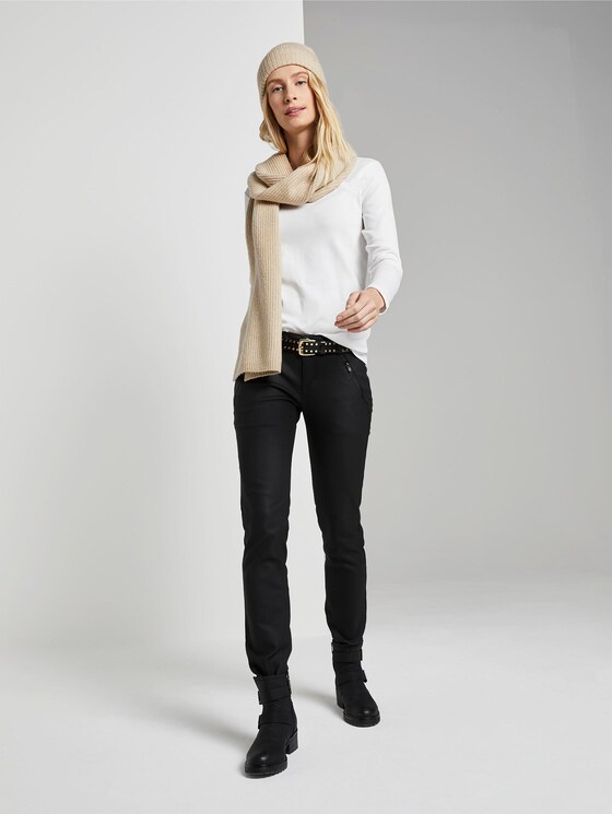 Basic Langarmshirt - Frauen - Whisper White Basic Langarmshirt - Frauen - Whisper White - 3 - TOM TAILOR