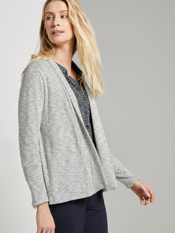 Schlichter Cardigan - Frauen - Silver Grey Melange Schlichter Cardigan - Frauen - Silver Grey Melange - 5 - TOM TAILOR