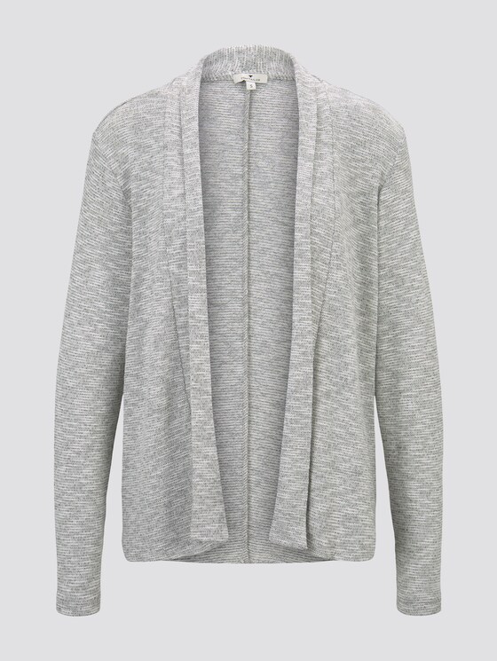 Schlichter Cardigan - Frauen - Silver Grey Melange Schlichter Cardigan - Frauen - Silver Grey Melange - 7 - TOM TAILOR
