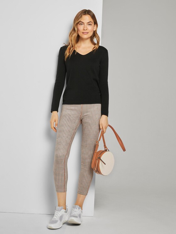 Pullover mit V-Ausschnitt - Frauen - Black Pullover mit V-Ausschnitt - Frauen - Black - 3 - TOM TAILOR