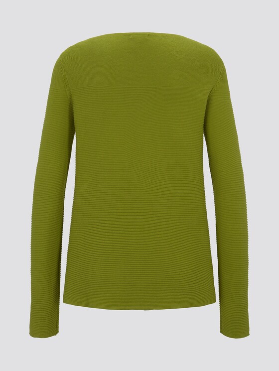 Trui met gebreid patroon - Vrouwen - wood green Trui met gebreid patroon - Vrouwen - wood green - 8 - TOM TAILOR