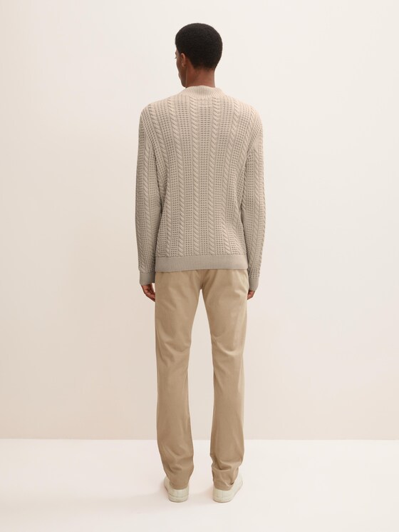 Travis Slim Chino - Men - cement yarn dye structure Travis Slim Chino - Men - cement yarn dye structure - 2 - TOM TAILOR