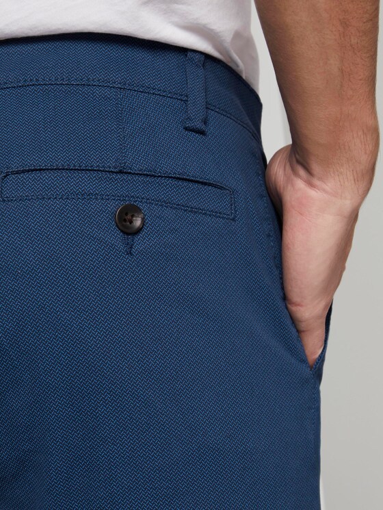 Travis Slim Chino - Mannen - blue herringbone design Travis Slim Chino - Mannen - blue herringbone design - 10 - TOM TAILOR